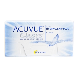 Acuvue OASYS z HYDRACLEAR PLUS BC: 8.4 mm - 6 szt. dwutygodniowe