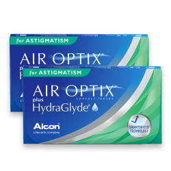 Air Optix plus Hydraglyde for Astigmatism (Toric) 2 x 3 szt.