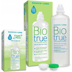 PROMOCJA!!! Biotrue 300 ml + 100 ml + pojemniki na soczewki