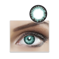 Shiny Turquoise 15mm - BioAir Colors Vivid Line - kwartalne soczewki kontaktowe