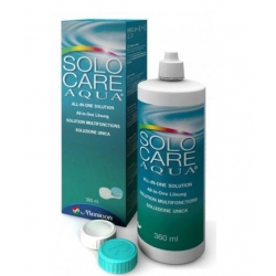 SoloCare Aqua - 360 ml+ pojemnik na soczewki
